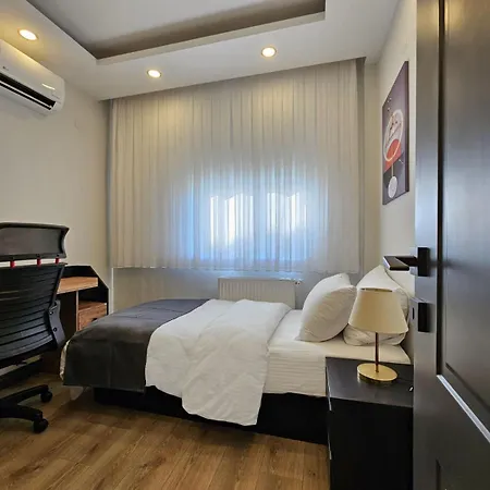New Flat With Big Living Spaces 2-5 Near By Lara * Antalia