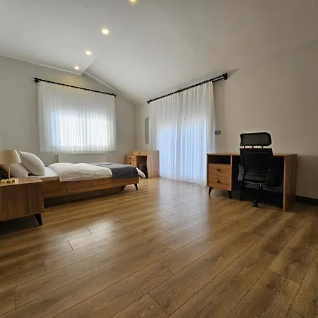 New Flat With Big Living Spaces 2-5 Near By Lara شقة *