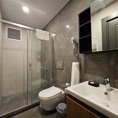 New Flat With Big Living Spaces 2-5 Near By Lara شقة *